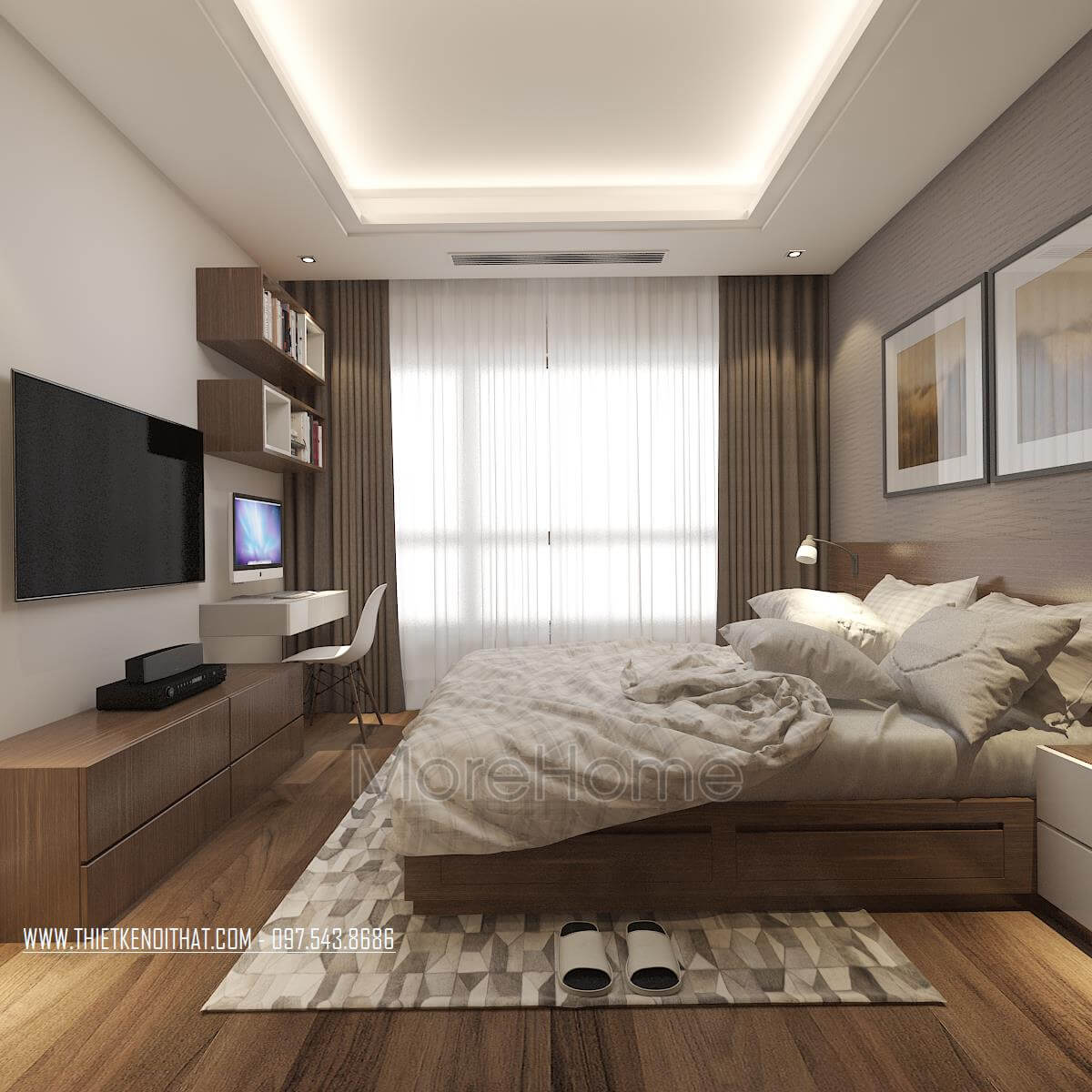 Thiết kế nội thất chung cư Times City